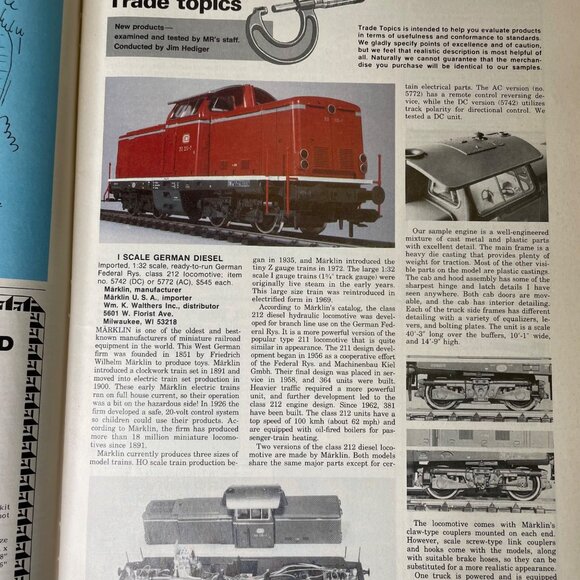 Model Railroader Magazine August 1982 Vol 49 Mp 8 Train Enthusiast Tioga Pass u - Picture 7 of 11